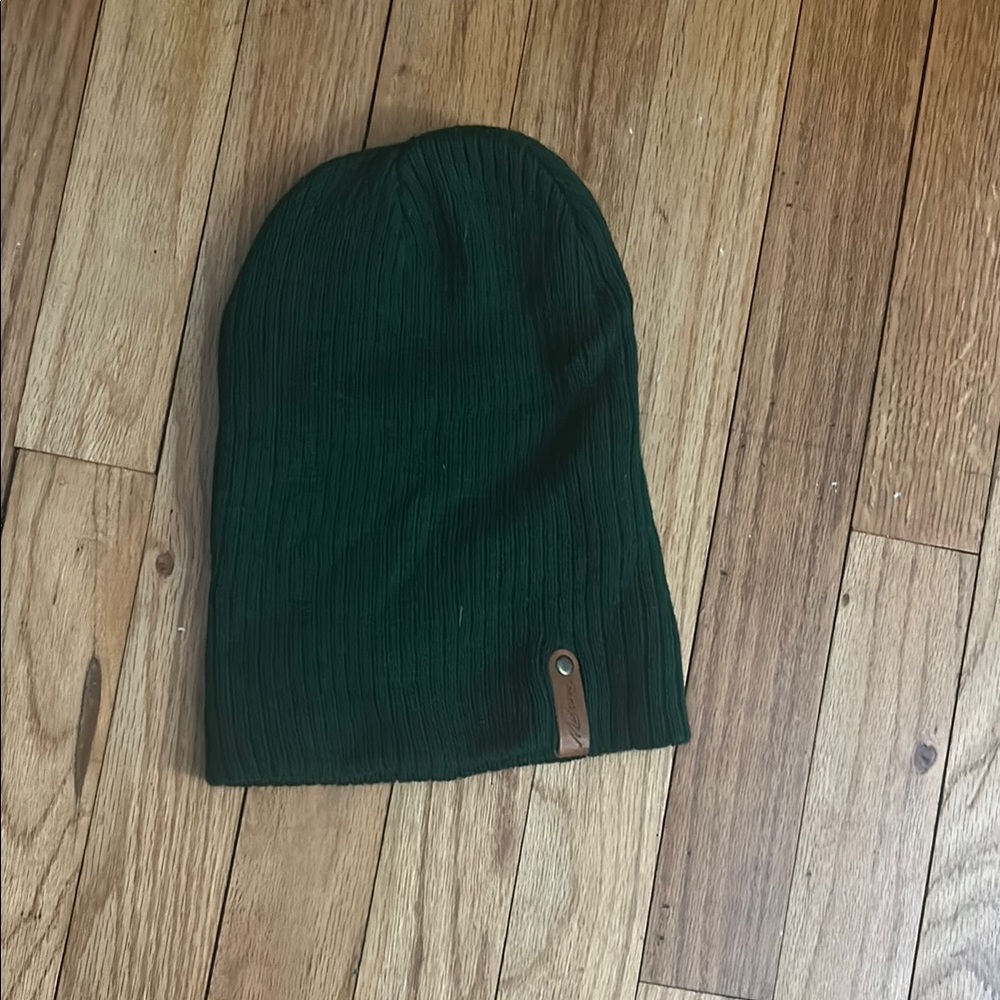 Levi's Green Knit Hat Classic Design